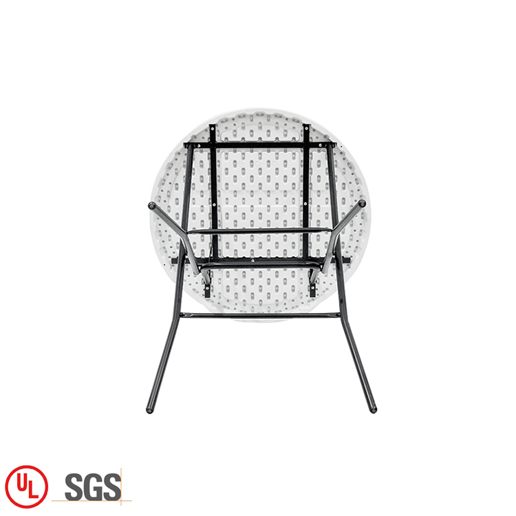 Plastic/Round Portable Folding Wedding High Top Party Bar Table Commercial Outdoor Folding Cocktail Table for Events