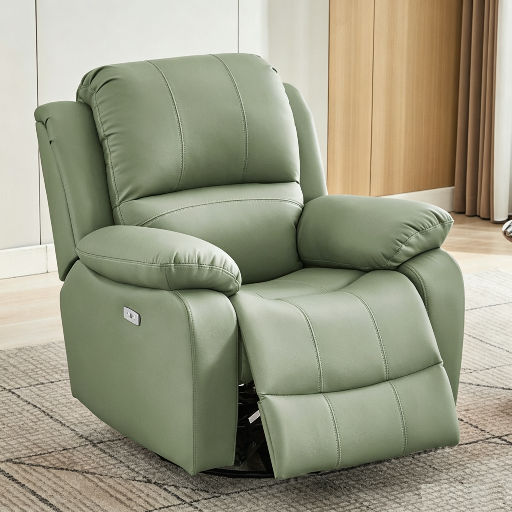Factory Cheap Relaxing Rock Recliner Swivel Manual Fabric Leather Reclining Modern Design Rotation Glider Recliner Chair