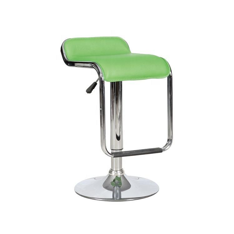 Hot Selling Kitchen Cafe Counter Height Adjustable Swivel Metal Bar Stool (ZG18-021)