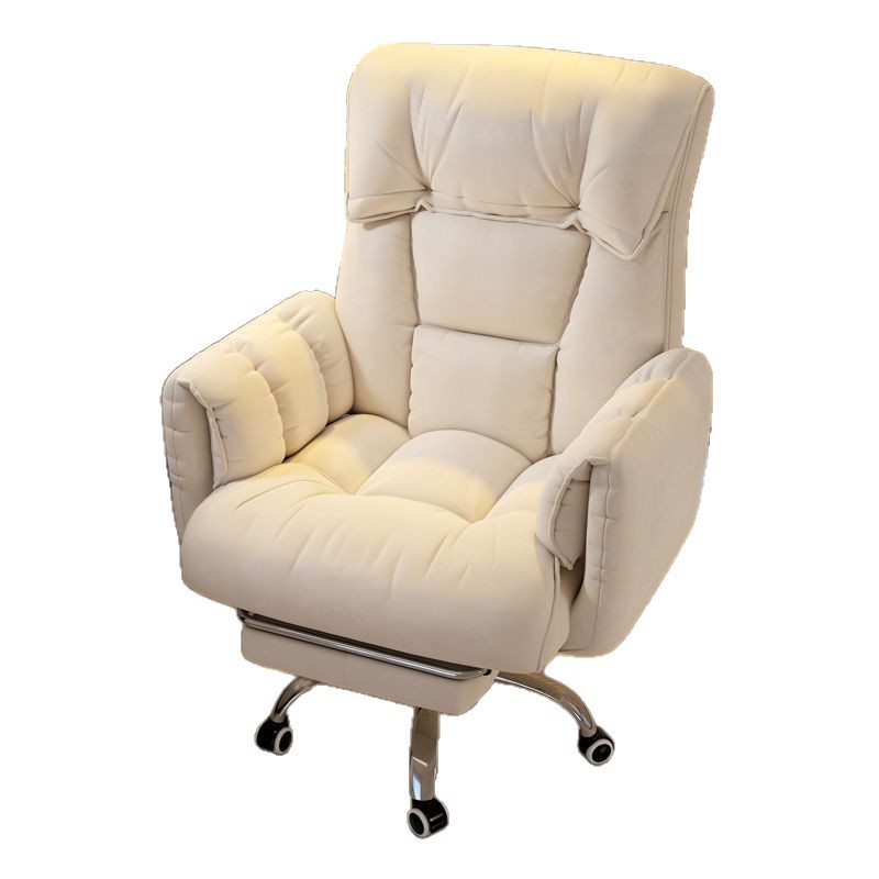 Oversized Executive Office Chair, Adjustable Swivel Desk Chair With High Back Comfortable Lazy Chair For Home Office