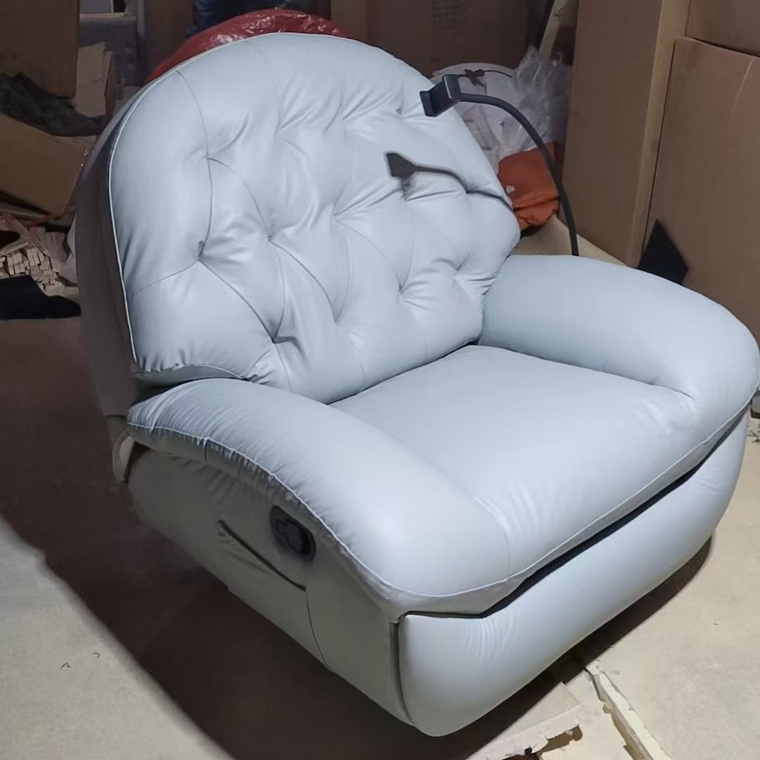 Hot-selling Leisure Adult Reclining Chair 360-degree Rotating Glider Chair with Mobile Phone Holder.