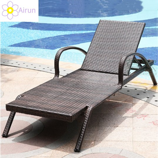 Rattan Recliner Outdoor Furniture Garden Day Bed Sun Lounger