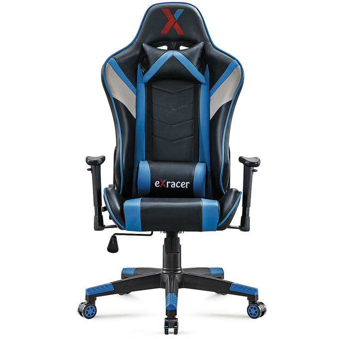 Modern Home Office Furniture PC Gaming Zero Gravity Chair LED Fabric Upholstered 3D Adjustable Armrest Height Adjustable Swivel