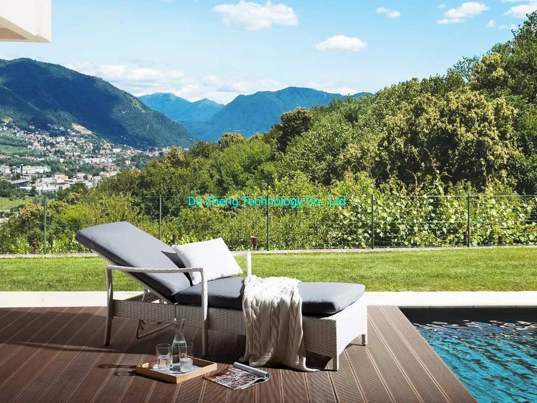 Outdoor Rattan Garden Aluminum Patio Daybed 1