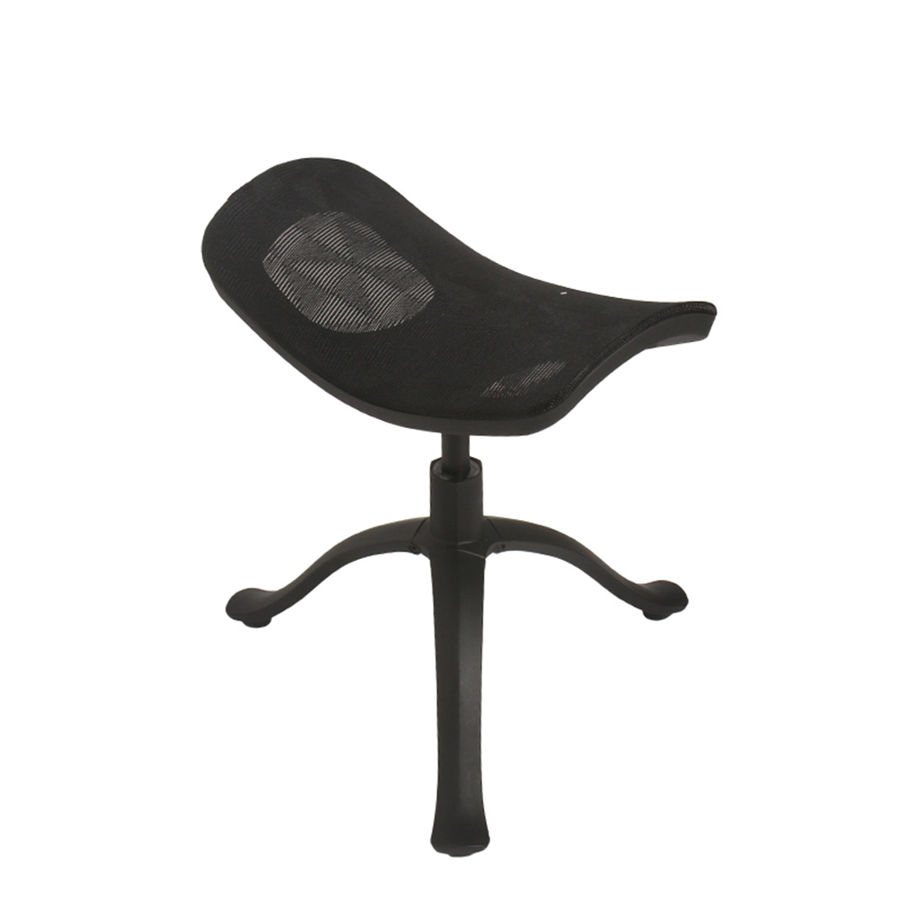 Height Adjustable Office Sit Standing Swivel Mesh Chair Stool For Office Chair