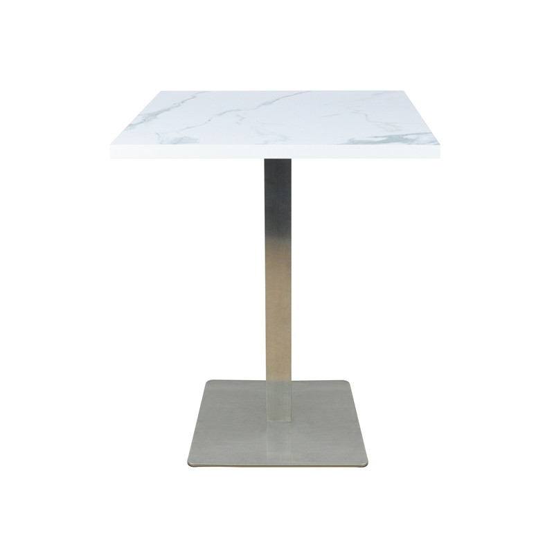 New Product Luxury Pub Mesa Restaurant Tables Bistro Metal Base Round Faux Marble Top Dining Room Living Room Table