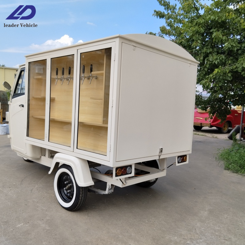 Mobile Fast Pizza Ice Cream Vending Wheel Electric Tricycle Catering Kiosk Coffee Tuk Tuk Truck Ape Piaagio Snack Beer Juice Bar Piaagio Food Cart