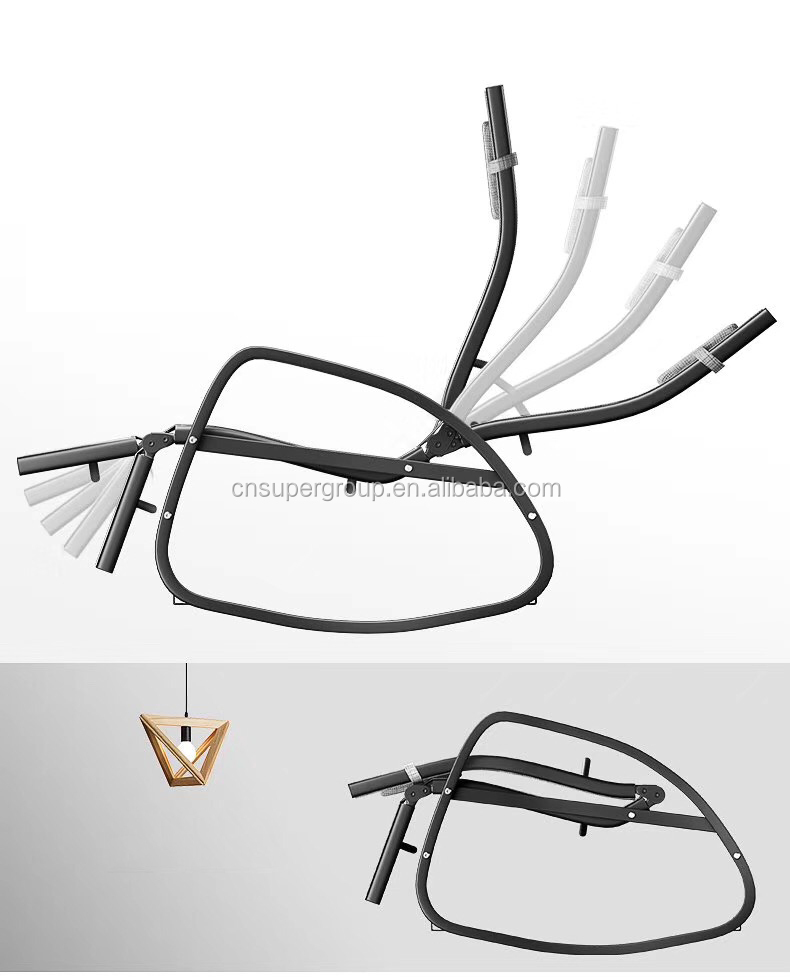 Outdoor rocking chair detail 4
