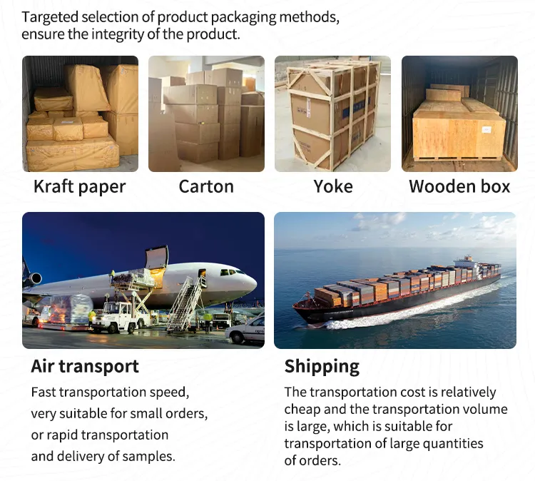 Safe packaging and worldwide delivery logistics