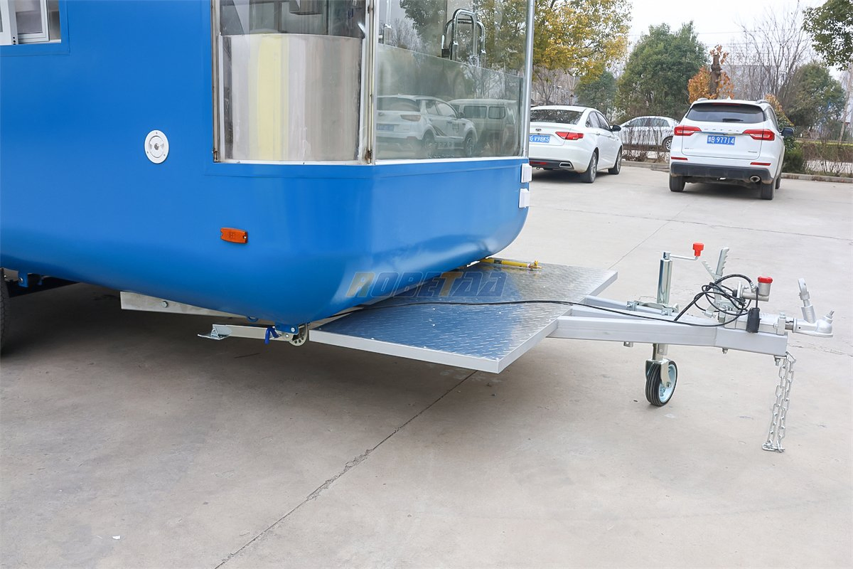 2025 High Quality Hot Dog Cart Concession Coffee Trailer Bar Mobile Food Truck with Full Kitchen
