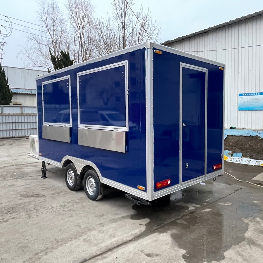 2024 Coffee Van Beer Bar Hot Dog Food Cart with Vin