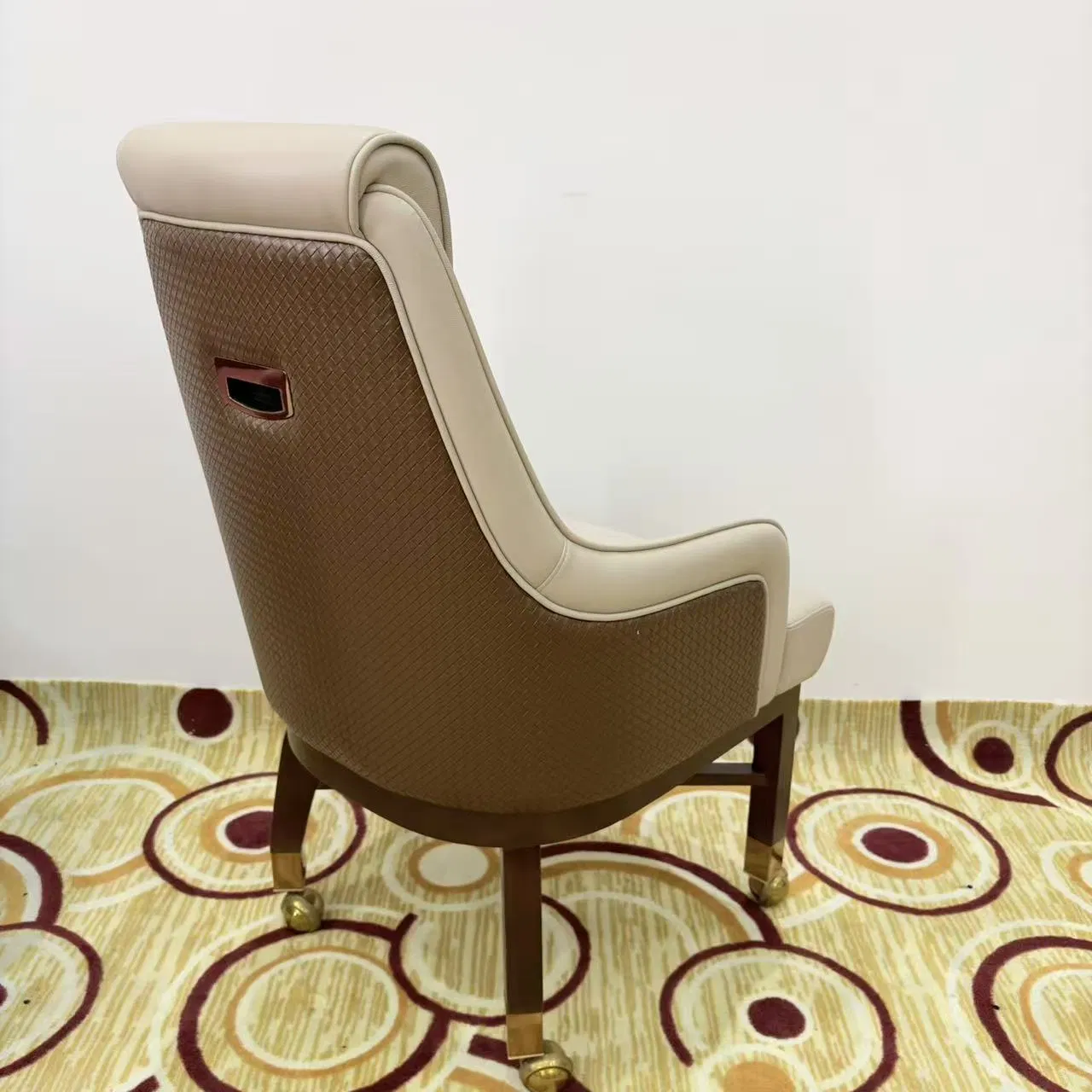 Luxury Baccarat Accent Chair with High-Density Foam Cushion-Free Shipping (Model BCC008)
