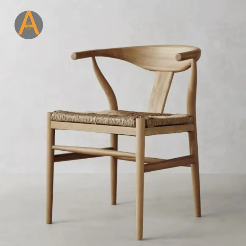 New Design Garden Living Room Hotel Restaurant Solid Outdoor Wood Accent Chair