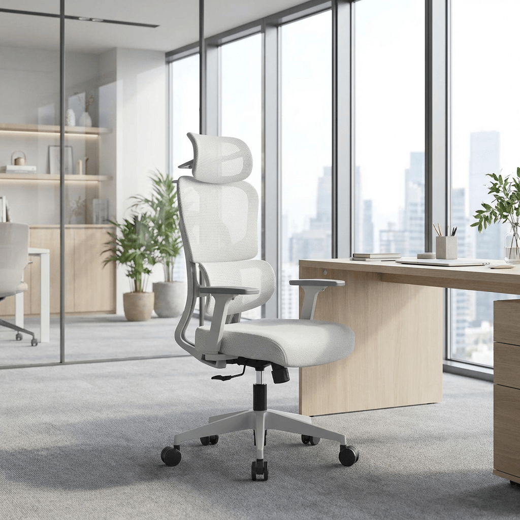 Factory New Comfort Desk Director Executive Chair Office Mesh Ergonom Recline Upholstered Computer Work Chairs Swivel Revolving