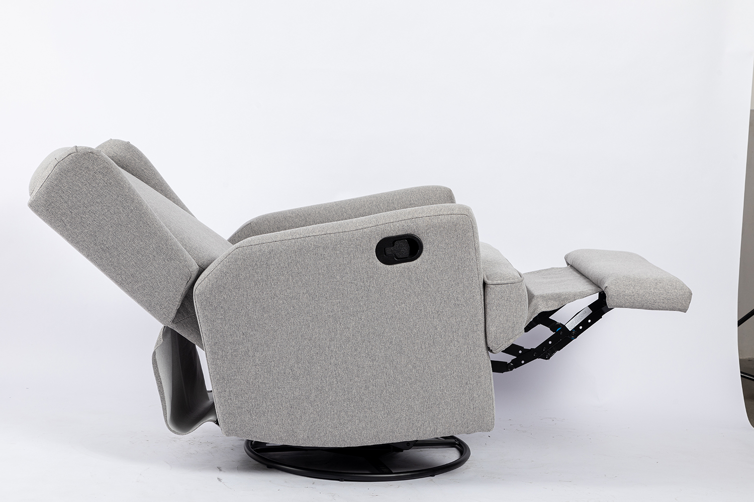 VANBOW Simple Modern Design Single Seat Reclining Chair Fabric Rocking Recliner Nursery Glider Chair for Living Room