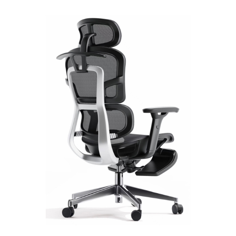 High-Back Executive Mesh Office Chair, Ergonomic Computer Swivel Seating For Professional Workspace