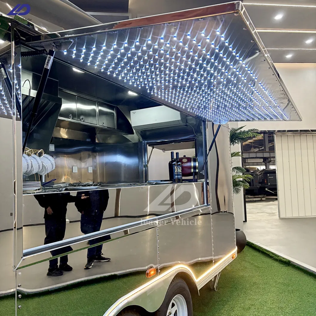 Fast Food Trailer Side View