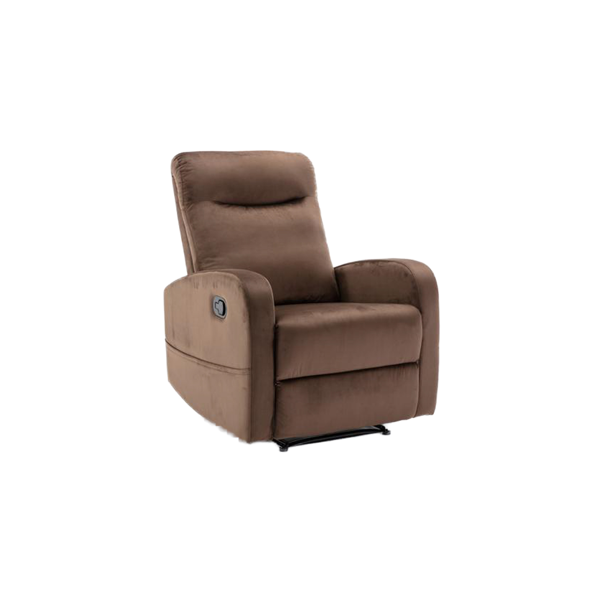 Wholesale Comfort Adjustable Ergonomic Recliner Sofa Sponge Square Manual Recline Reading Single Seat Apartment School Use