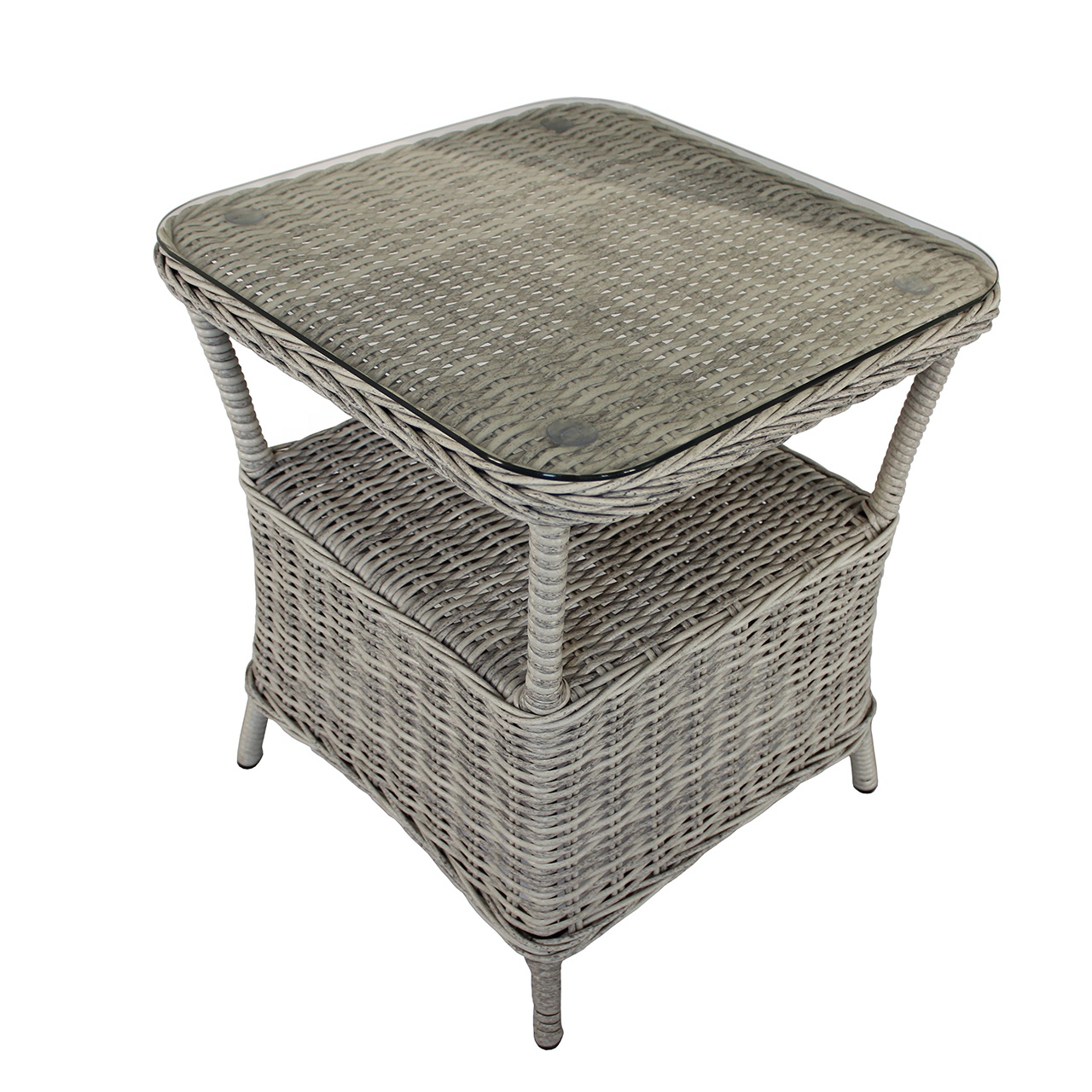 High Quality Modern 3 Piece Outdoor Garden Patio Balcony Rattan Wicker Aluminum Bistro Sets Recliner Sofa Stool for Hotel Use
