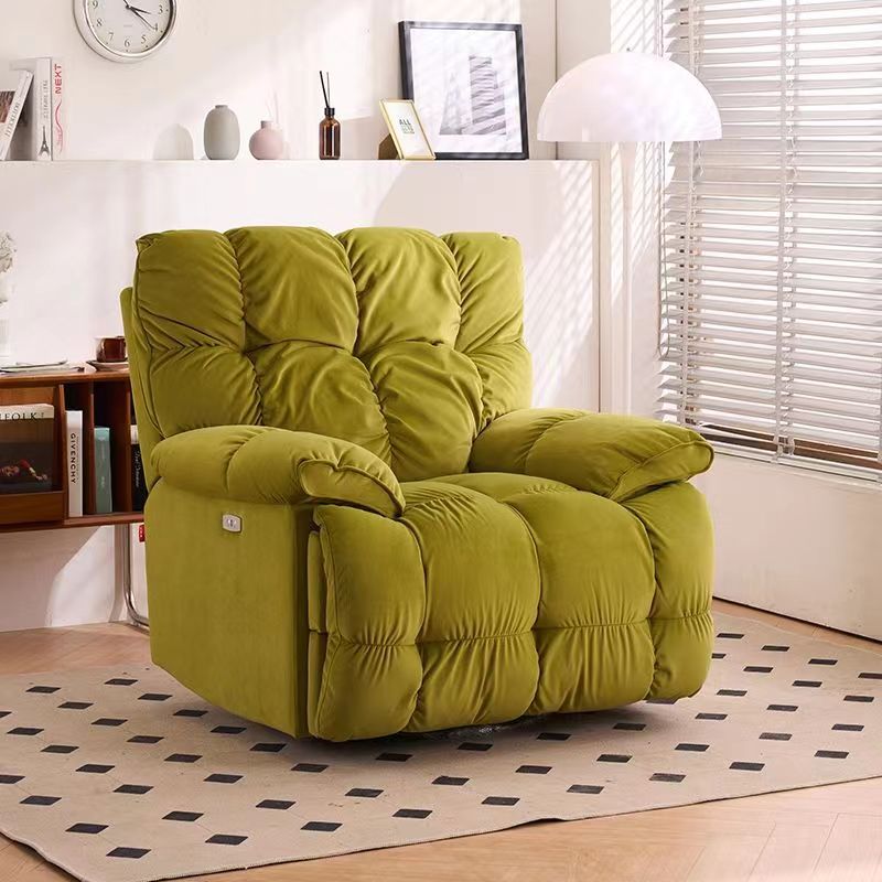Modern orange sofa set bed display 6