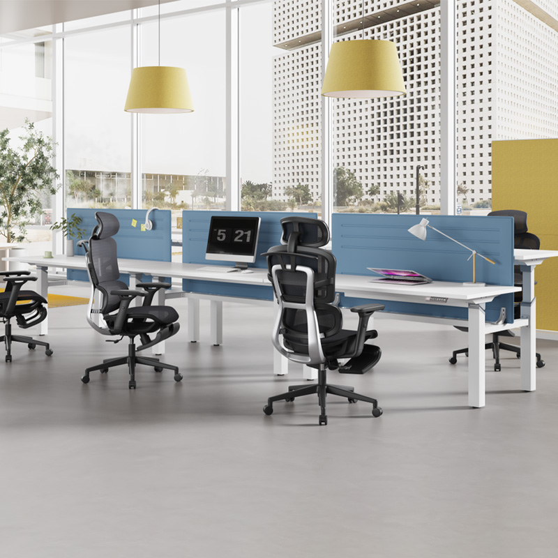 High-Back Executive Mesh Office Chair, Ergonomic Computer Swivel Seating For Professional Workspace