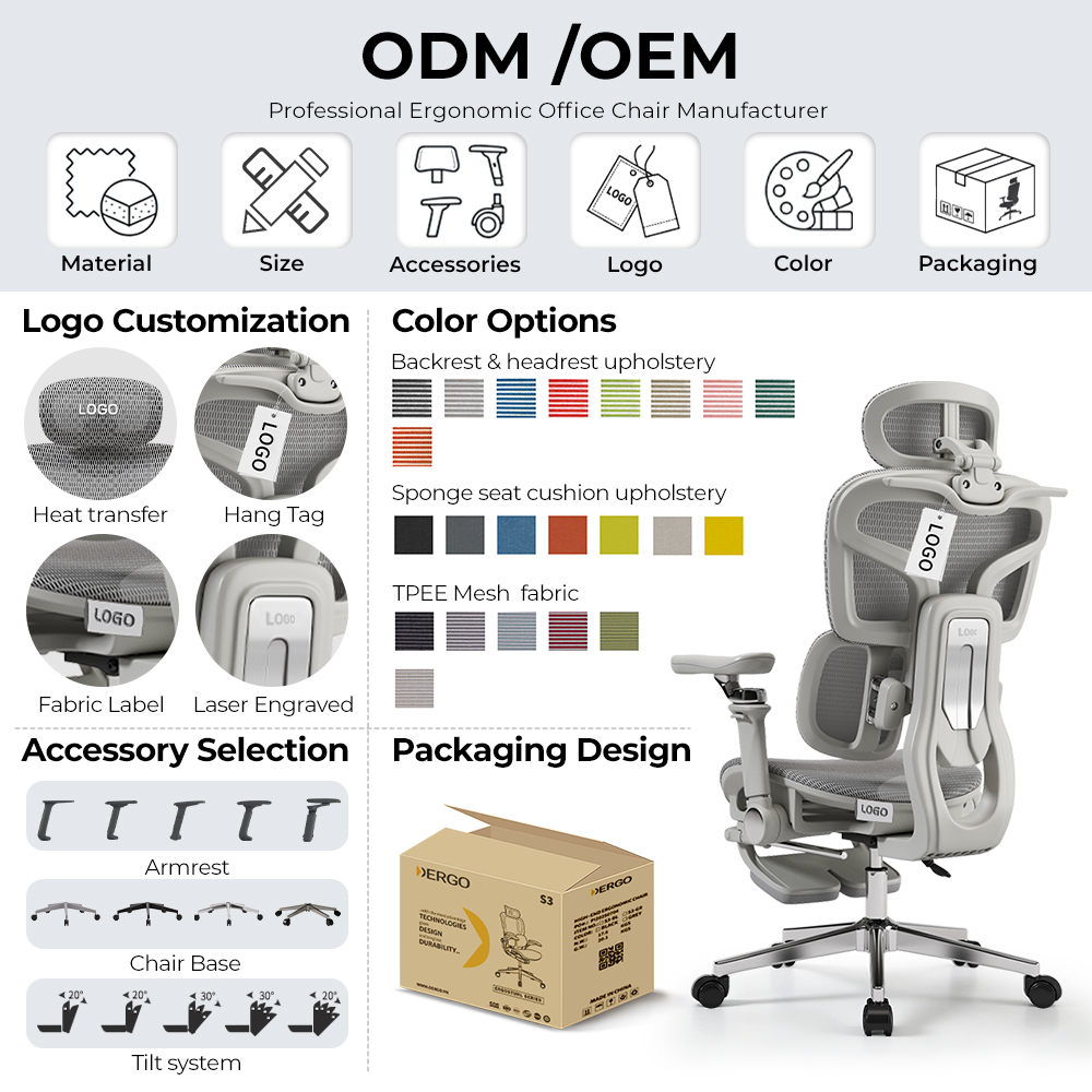 Modern Office Furniture Comfortable Armrest Adjustable Swivel Mesh Executive Chair Ergonomic Office Chair With Lumbar Support
