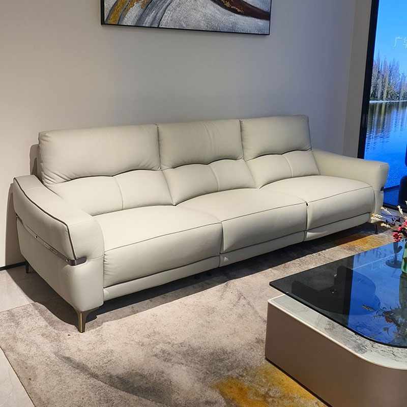 Luxury Sectional Genuine Leather Couch Living Room Home Furniture Leather Electric Recliner Sofa Sets