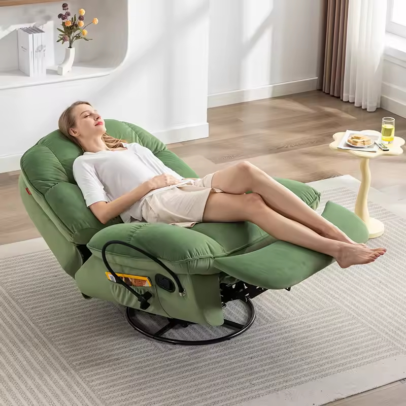 Good Quality Home Living Room Comfortable Massage Reclining Sofa Swivel Rocking Recliner Chair