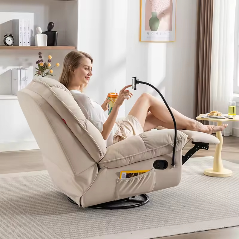 Good Quality Home Living Room Comfortable Massage Reclining Sofa Swivel Rocking Recliner Chair