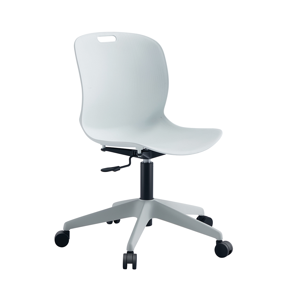 Modern Ergonomic Revolving Dining &amp; Hotel Use Living Room Home Office Leisure Chair Plastic Without Armrest