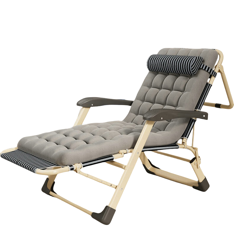 New Design Portable Foldable Lightweight Metal Beach Lounger Chaise Sun Lounger Bed