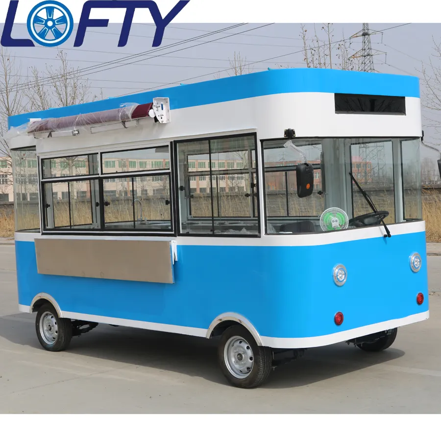 Mobile Motorcycle Food Cart Coffee Van Beer Bar Gasoline Outdoor Street Mobile Fast Food