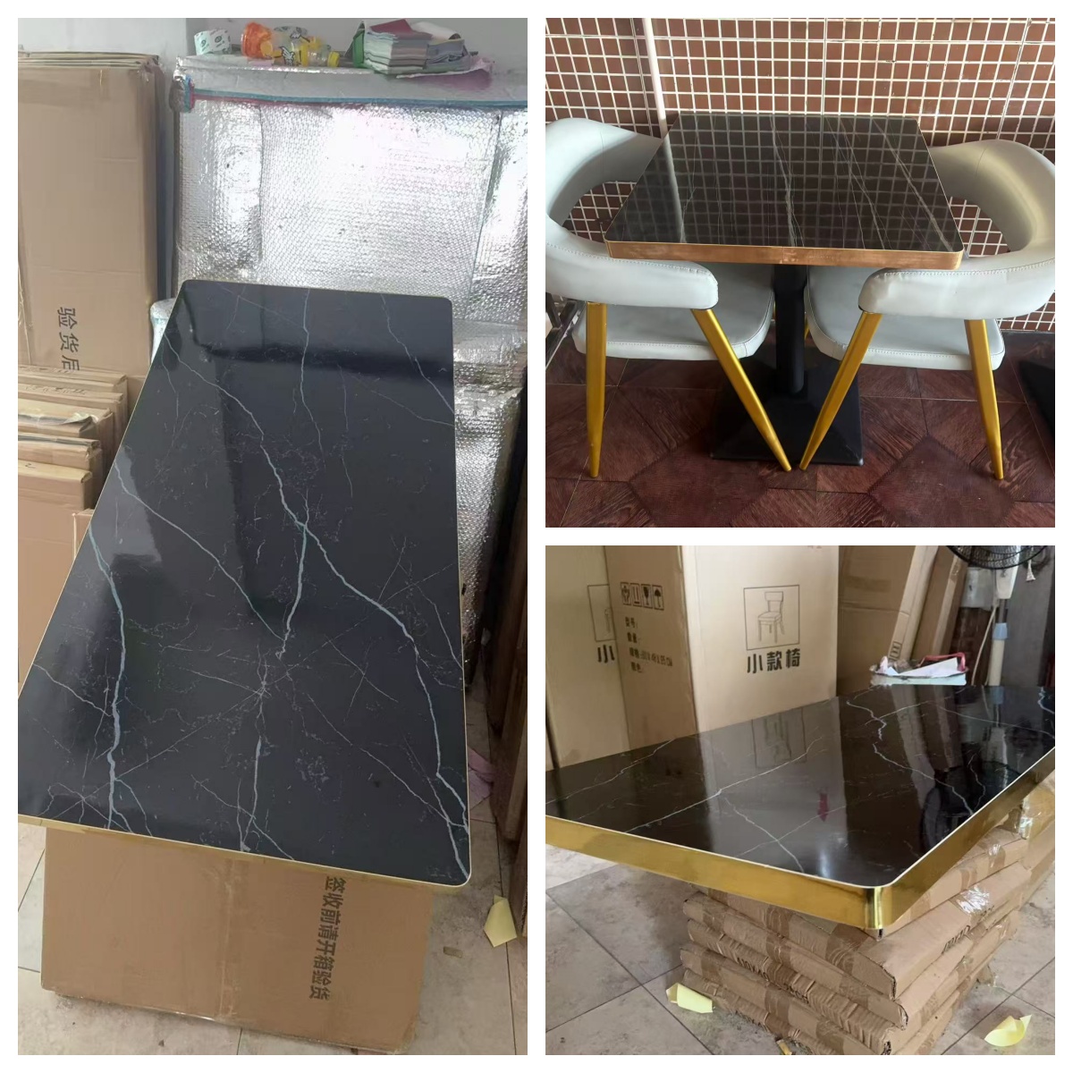 Marble Pattern Table Top Details