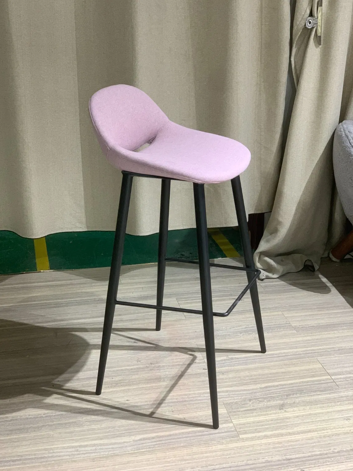 Replica Beso Injection Foam Fabric Steel Base High Counter Bar Stool