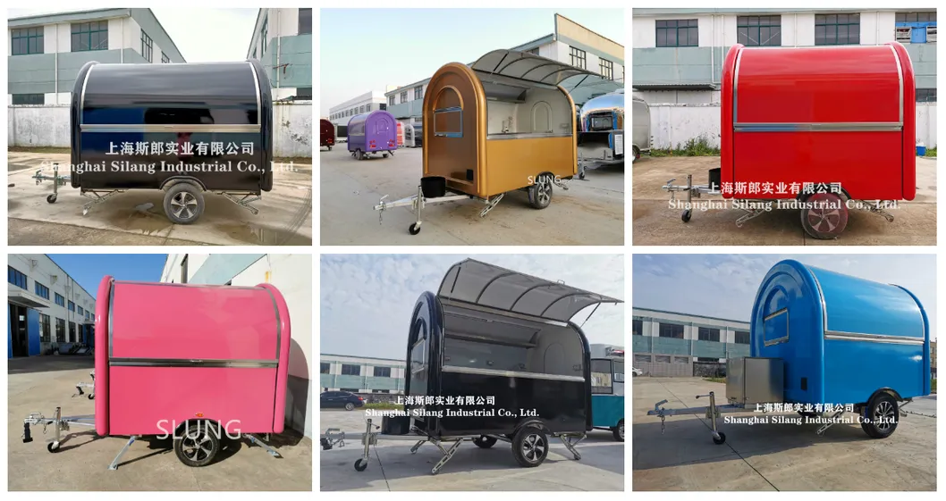Custom Food Truck Coffee Bar Hot Dog Pizza Burger Van Trailer Hot Food Cart
