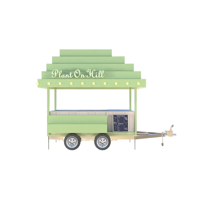 Hot Dog Stand Candy Snacks Bar Dining Car Supermarket Sale Pizza Ice Cream Kiosk Mobile Adult Electric Tricycle Hand Push Food Cart Display