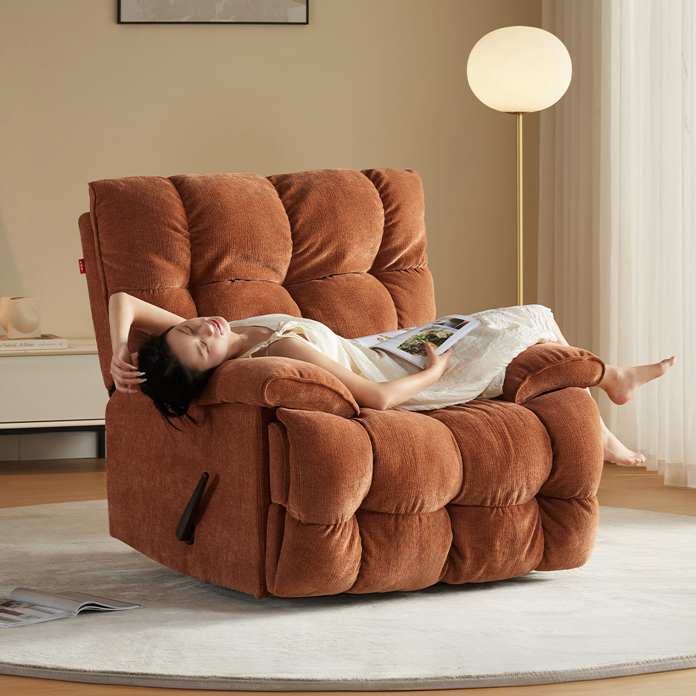 Sans Luxury White Adjustable Footrest Ergonomic Lounge 180 Degree Reclining Chair Power Recliner