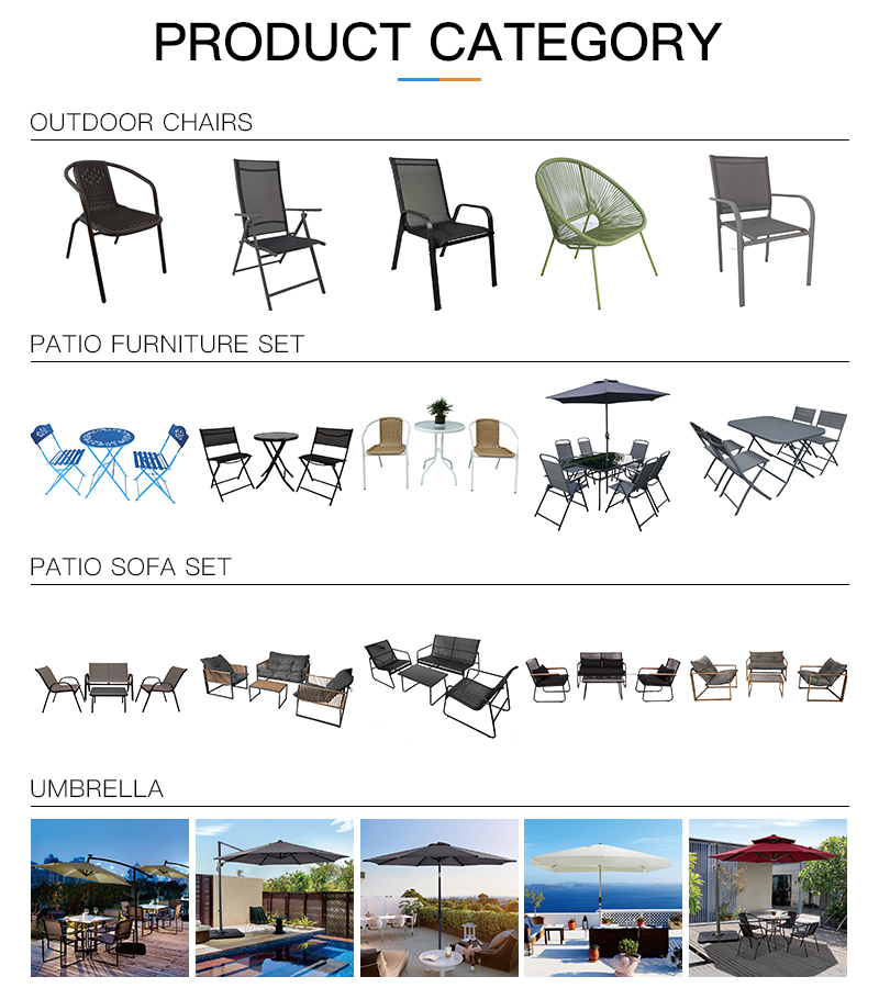 Modern High Quality Metal 4PCS Outdoor Garden Furniture Hotel Backyard Bistro Courtyard Couches Patio Table and Chair Sofa Set