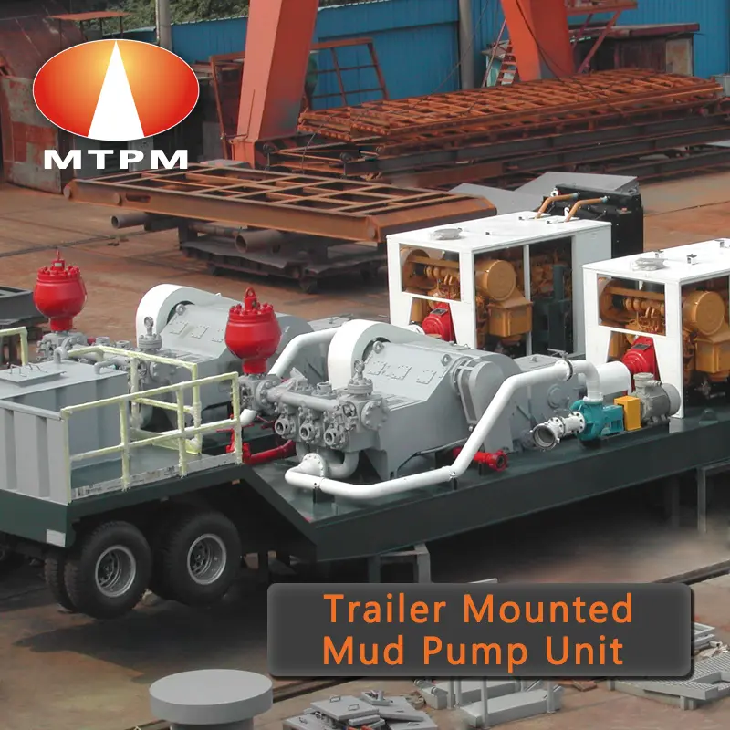 China Trailer Mounted Mud Pump Unit Manufacturer, Factories