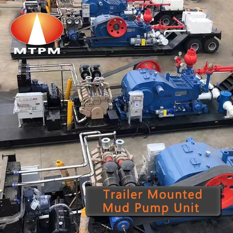 China Trailer Mounted Mud Pump Unit Manufacturer, Factories