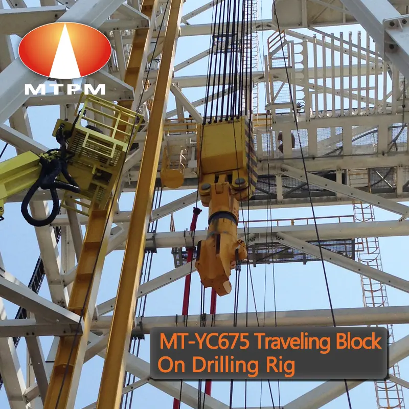 China MT-YC Series Traveling Block API 8C Compliant Hoisting Equipment Manufacturer, Factory