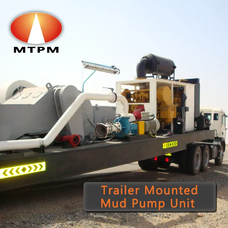 China Trailer Mounted Mud Pump Unit Manufacturer, Factories