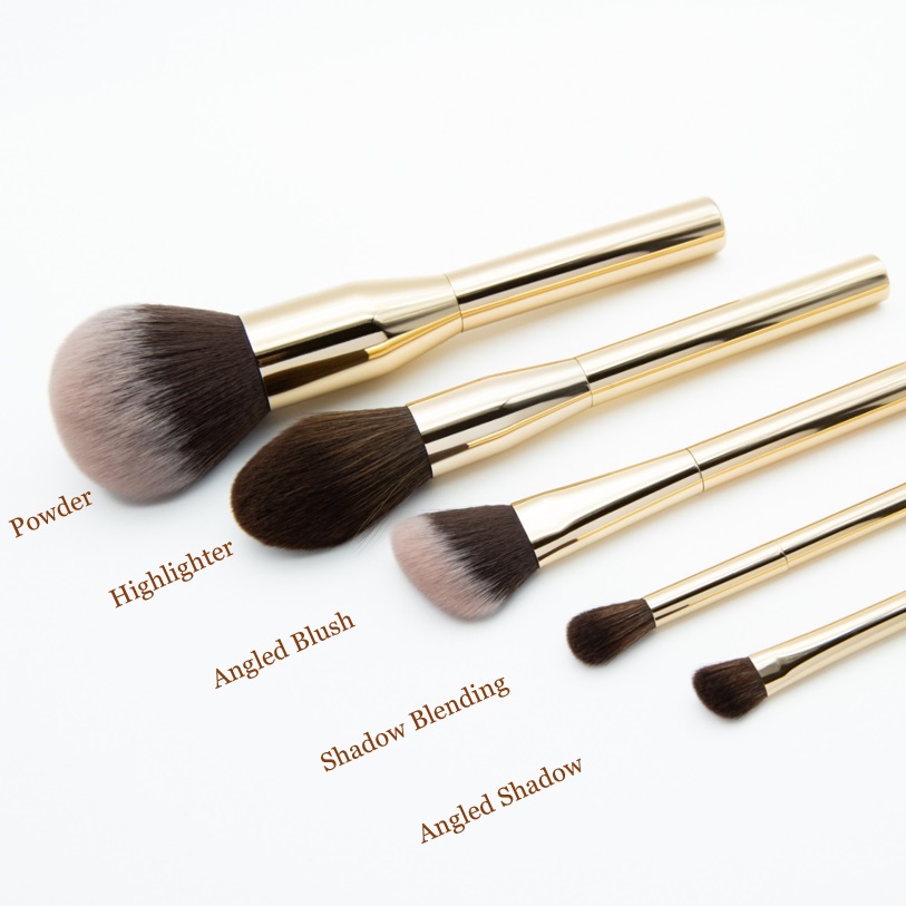 2025 Luxury High Quality Synthetic Makeup Brush Set 8pcs Face Foundation Use Brushes with Storage Box New Complete Gift Set