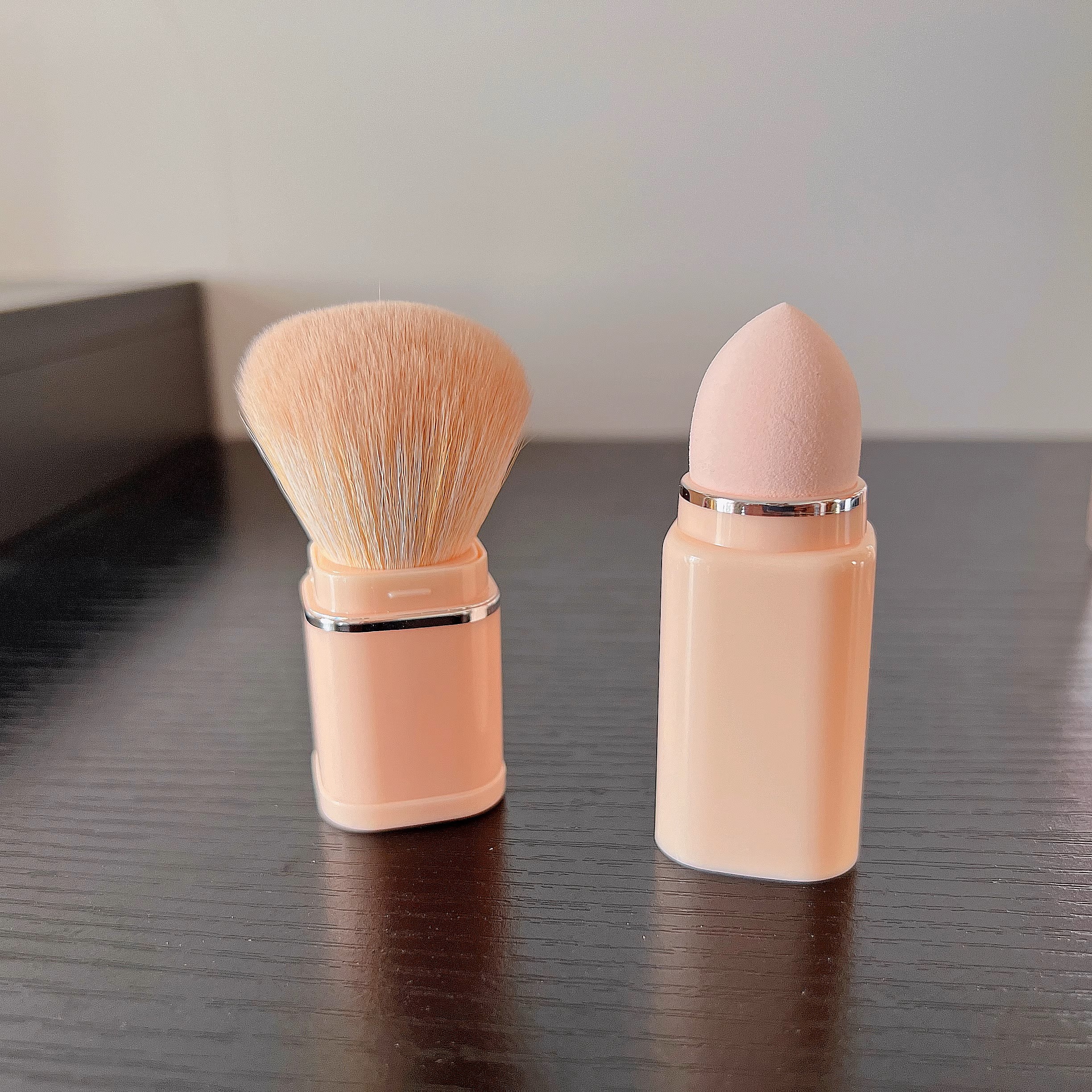 Cute Mini Portable Makeup Brush Set, Suitable for Travel, 8pcs Set Makeup Brush Set With Case
