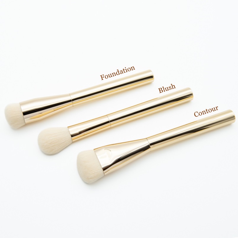 2025 Luxury High Quality Synthetic Makeup Brush Set 8pcs Face Foundation Use Brushes with Storage Box New Complete Gift Set