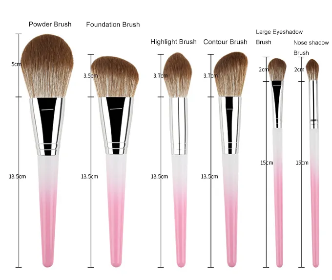 Makeup Brush Set Detail 1