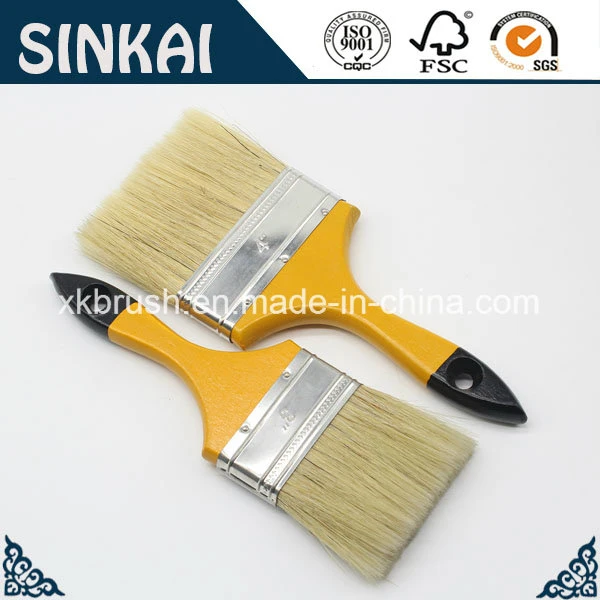 Natural Pig Hair Brush with Wooden Paintbrush
