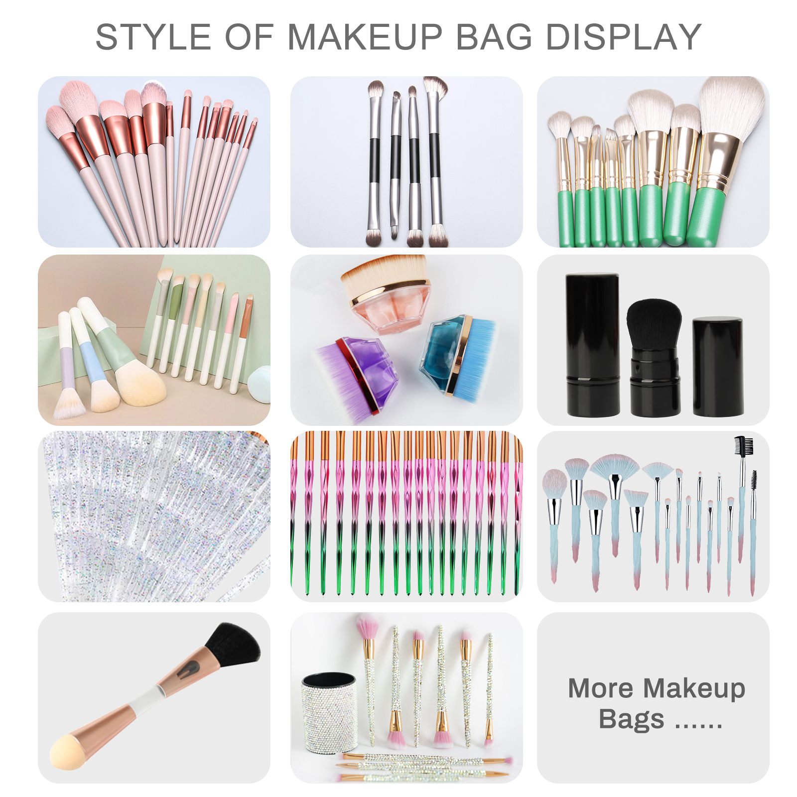 Professional Synthetic Beauty Makeup Brush Eyeshadow &amp; Foundation Brushes | Professional Cosmetic Tools Collection