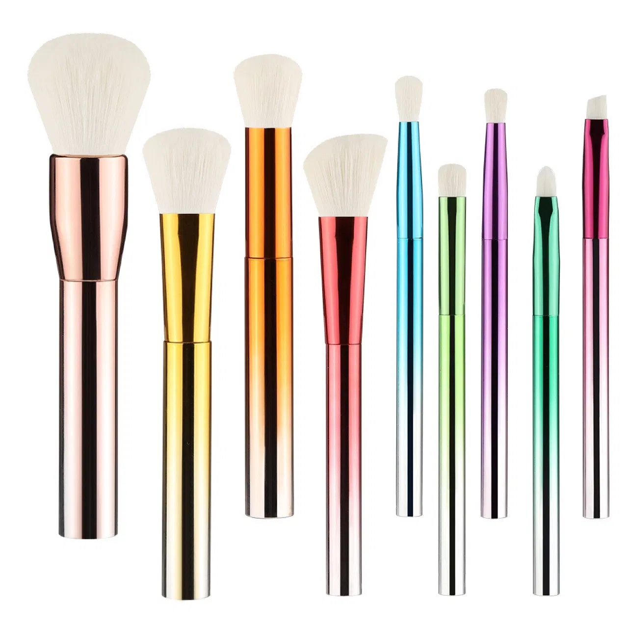 Best Makeup Brush Wholesale Plastic Handle Private Label Make up Tool Powder Contour Bueart Cosmetic Makeup Brushes Set