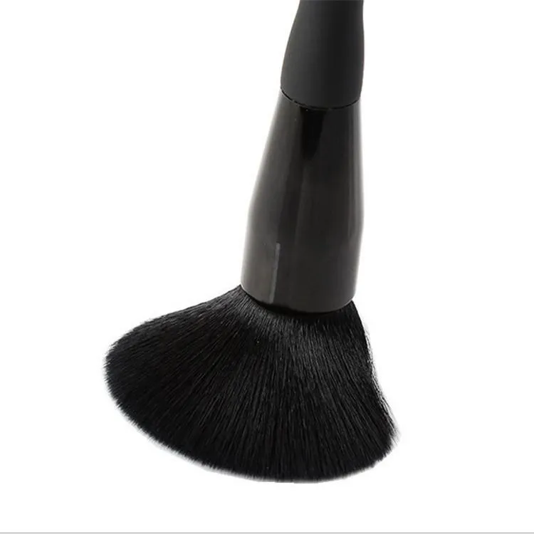 9 PCS Black Makeup Brush Manufacturers Wholesale Makeup Brush Sets Custom Vegan Soft Fiber Hair Makeup Brush Set